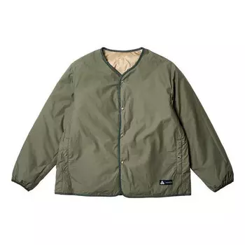 Куртка x nanamica fw23 reversible down cardigan 'green' Palace, зеленый