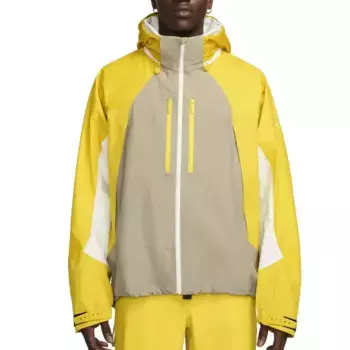 Куртка x nocta drake l'art bala tech jacket 'vivid sulfur' Nike, серый