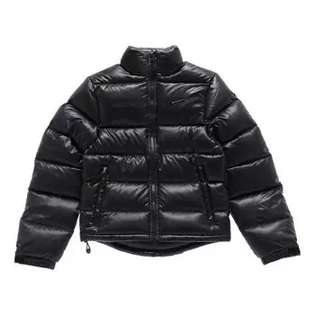Куртка x nocta drake stand collar jacket 'black' Nike, черный