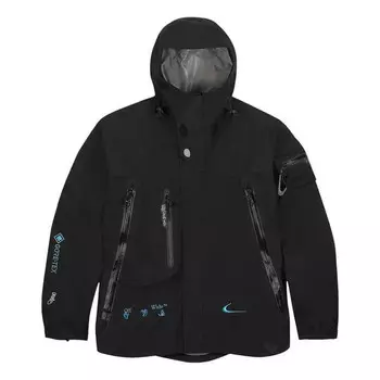 Куртка x off-white gore-tex jacket 'black' Nike, черный