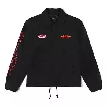 Куртка x our legends coaches jacket 'black' Vans, черный