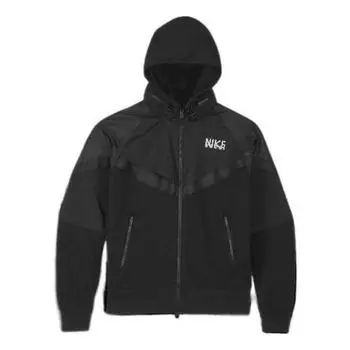 Куртка x sacai jacket 'black' Nike, черный