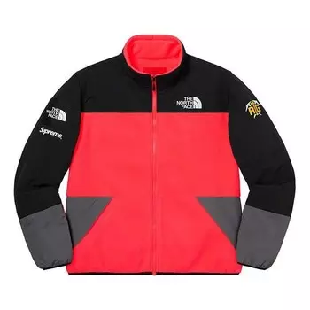 Куртка x the north face ss20 week 3 rtg fleece jacket Supreme, красный