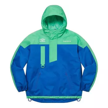 Куртка x umbro hooded anorak 'blue green' Supreme, синий
