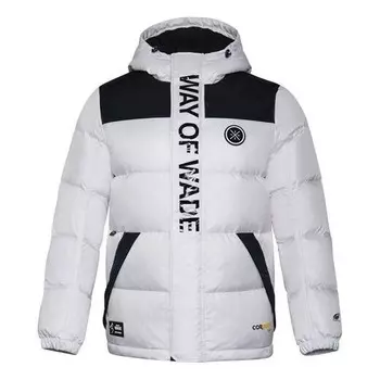 Куртка x way of wade lifestyle пуховик Li-Ning, белый