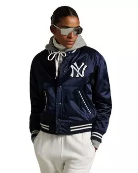Куртка Yankees из сатина Ralph Lauren, синий