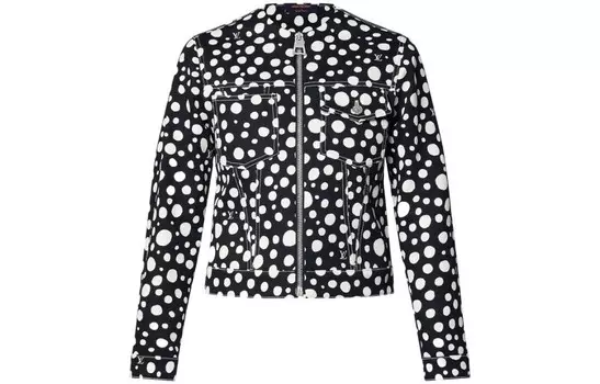 Куртка Yayoi Kusama X Yayoi Kusama женская черная Louis Vuitton