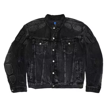Куртка Yeezy Gap Engineered by Balenciaga Padded Denim Jacket Grey Wash, серый