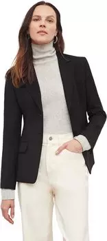 Куртка Yiyan из моющейся шерсти и твила M.M.LaFleur, черный