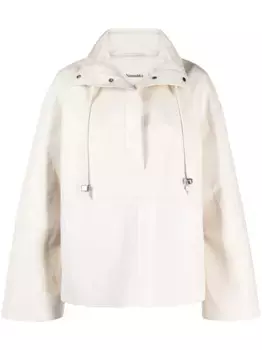 Куртка Yvette из искусственной кожи Nanushka, белый