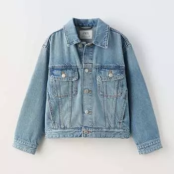 Куртка Zara Denim, синий
