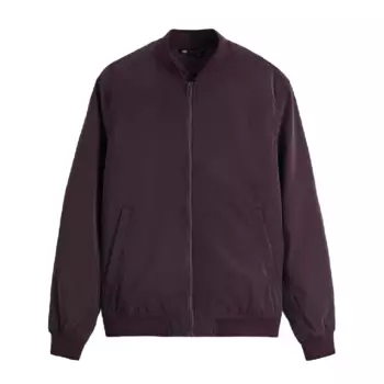 Куртка Zara Quilted Bomber, бордовый