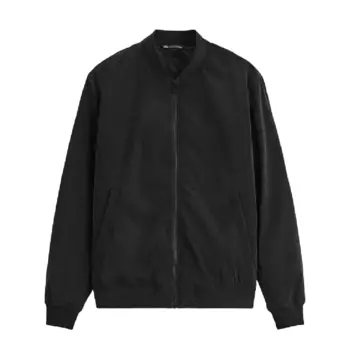 Куртка Zara Quilted Bomber, черный