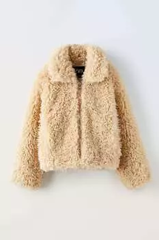 Куртка Zara Snow Collection, бежевый
