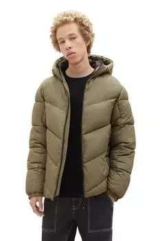 Куртка - Зеленый - Классический крой Tom Tailor Denim, зеленый