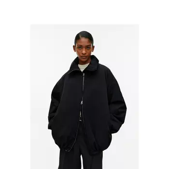 Куртка женская Arket на молнии, черный