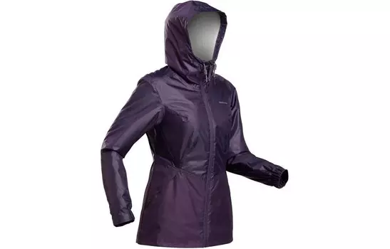 Куртка женская баклажановая фиолетовый Decathlon