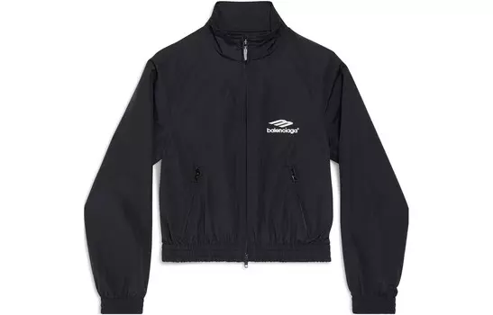 Куртка женская Balenciaga Tracksuit с логотипом, черный
