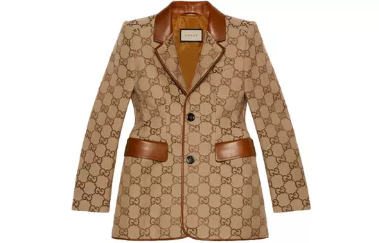 Куртка женская Balenciaga X Gucci, коричневый