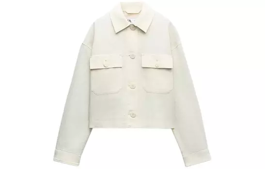 Куртка женская белая Zara