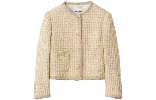 Куртка женская бежевая Miu Miu