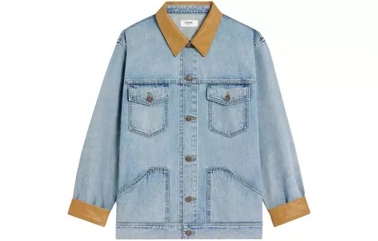 Куртка женская бледно-голубая Celine