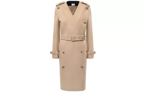 Куртка женская Burberry бархатная, хаки