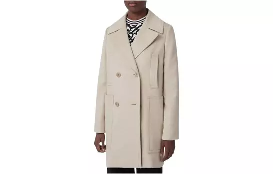 Куртка женская Burberry бархатная, слоновая кость