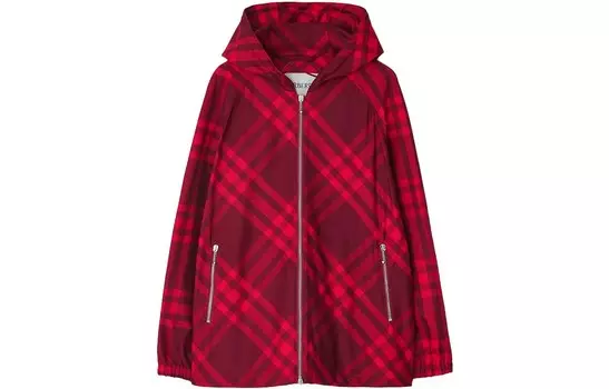 Куртка женская Burberry на молнии, красный