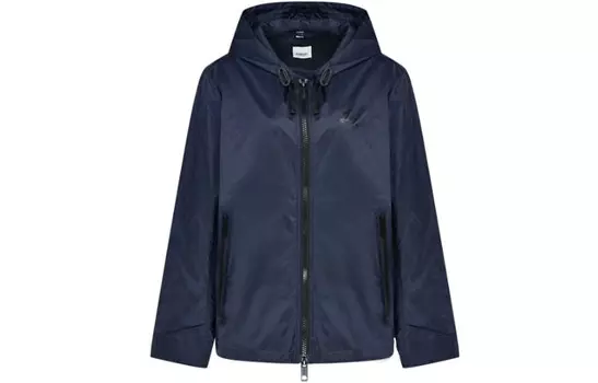 Куртка женская Burberry на молнии, темно-синий