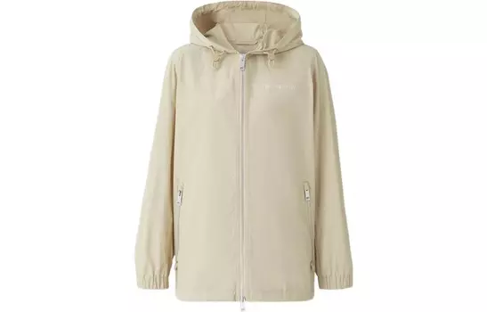 Куртка женская Burberry с капюшоном, желто-коричневый