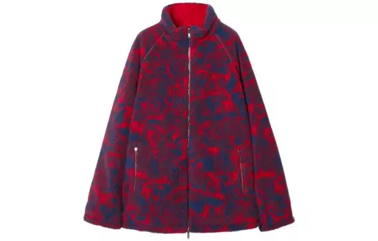 Куртка женская Burberry с карманами на молнии, красный