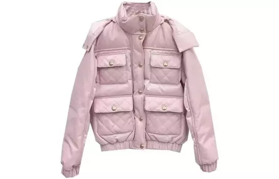 Куртка женская Chanel с карманами, розовый