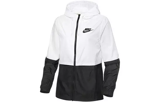 Куртка женская черная/белая Nike