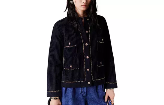 Куртка женская черная Chanel