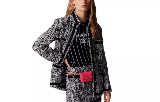 Куртка женская черная Chanel