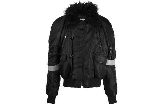 Куртка женская черная Mm6 Maison Margiela