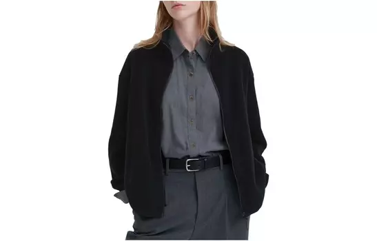 Толстовка флисовая женская Uniqlo, 09 черный