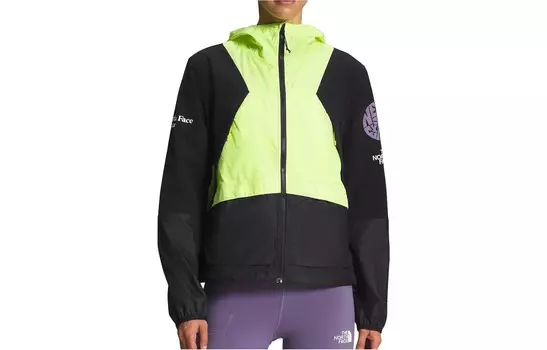 Куртка женская черная/зеленая The North Face