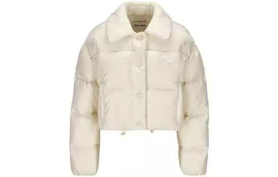 Куртка женская цвета экрю MIU MIU, Ecru