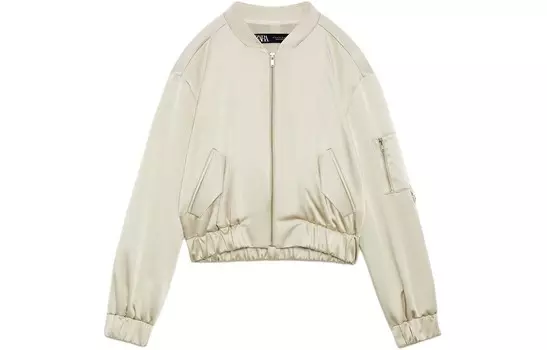 Куртка женская цвета шампанского Zara