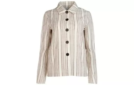 Куртка женская Dior на пуговицах, серо-коричневый