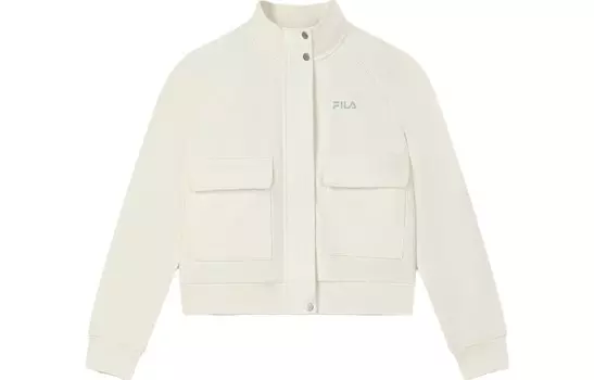 Куртка женская фарфорово-белая Fila