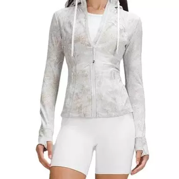 Куртка женская фатиновая цветы в светлых и разноцветных тонах Lululemon, цвет Tulle flowers in light and multicolour