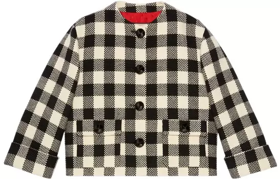 Куртка женская Gucci, черная/белая