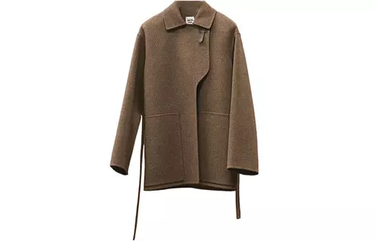 Куртка женская Hermes бархатная, коричневый