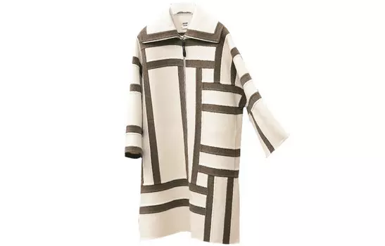 Куртка женская Hermes бархатная, серый / белый