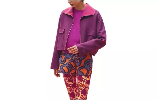 Куртка женская Hermes, ярко-розовый