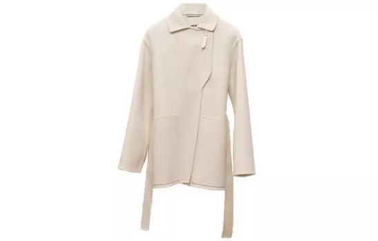 Куртка женская Hermes с поясом, белый