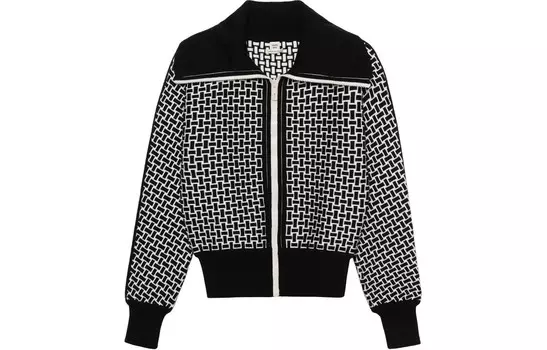 Куртка женская Hermes с узором, черный